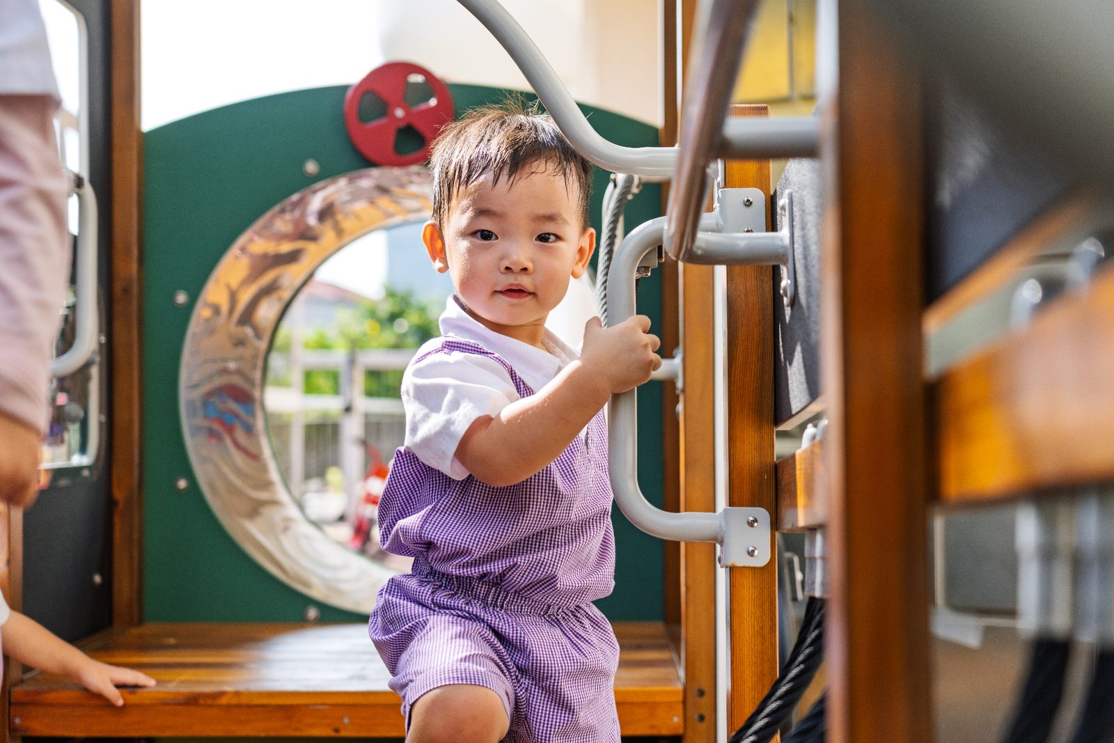 Child on playground